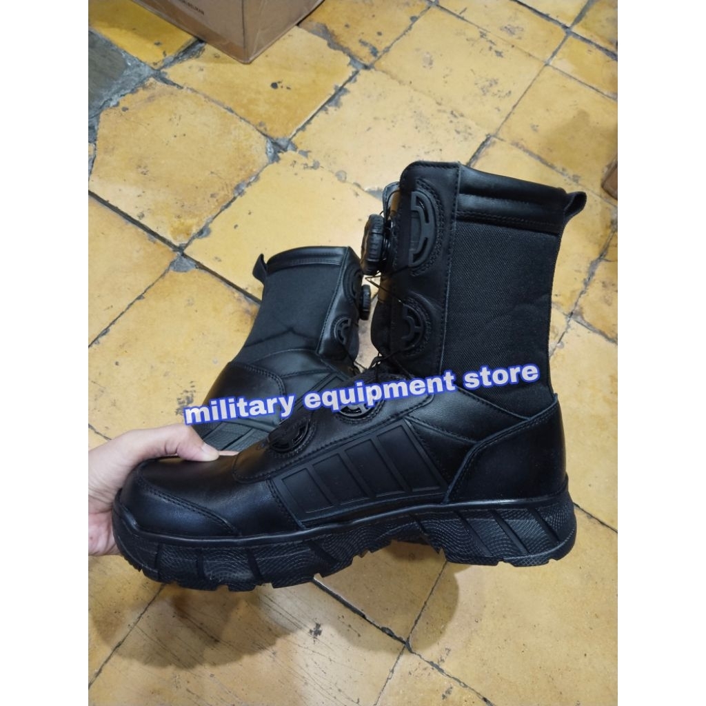 SEPATU PDL TALI PUTAR JATAH POLRI