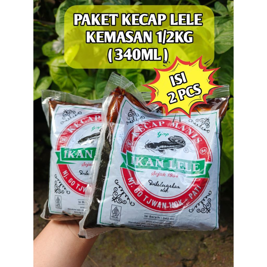 

Paket Hemat Kecap Lele Refill Isi 2 Pcs (½ Kg / 340 ml)