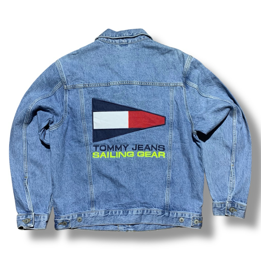 Tommy Jeans Tommy Hilfiger 90' Capsule 5.0 Denim Jacket With Back Sailing Logo