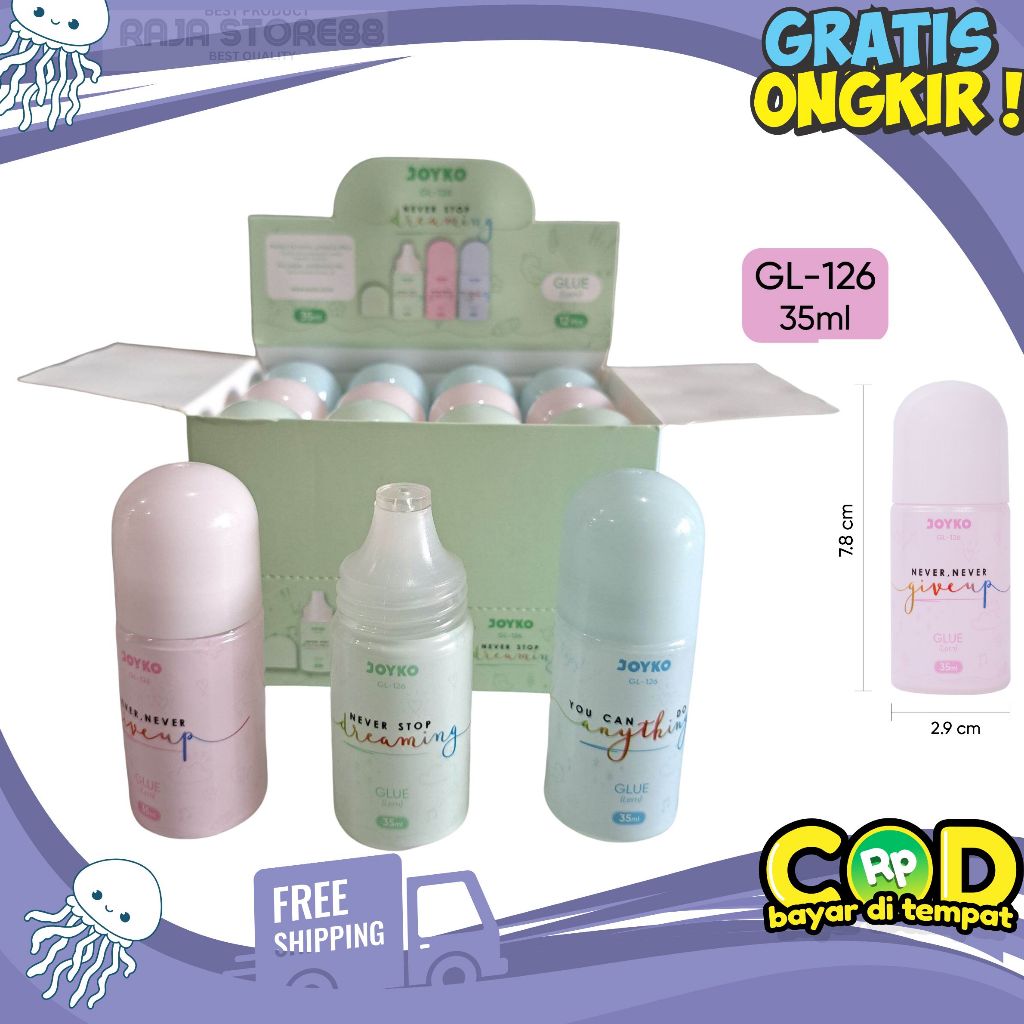 

Liquid Glue Lem Kertas Cair Joyko GL-126 PASTEL COLOR 35ml