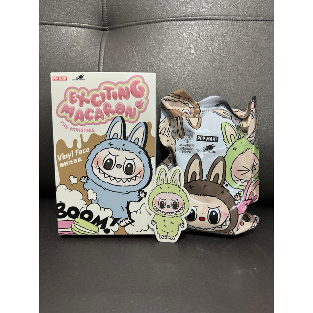 Pop Mart The Monsters Exciting Macarons Green Grape READY Beauty Makeup Wanita