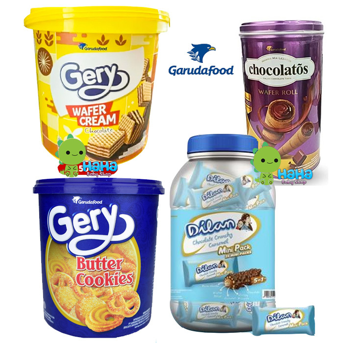 

Aneka Garuda Food / Gery (Gery Wafer Cream/ Gery Butter Cookies/ Chocolatos/ Chocolate DIlan)
