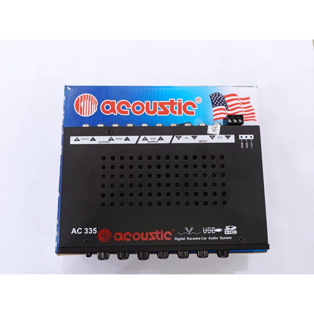 (AK) AMPLIFIER EQUALIZER AUDIO MOBIL ACOUSTICAC 335
