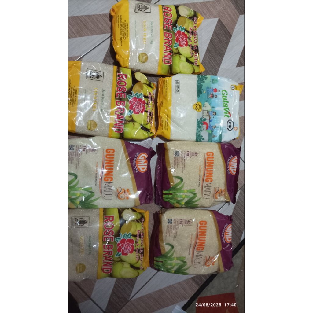 

GULA 1KG KEMASAN PABRIK. MURAAAH