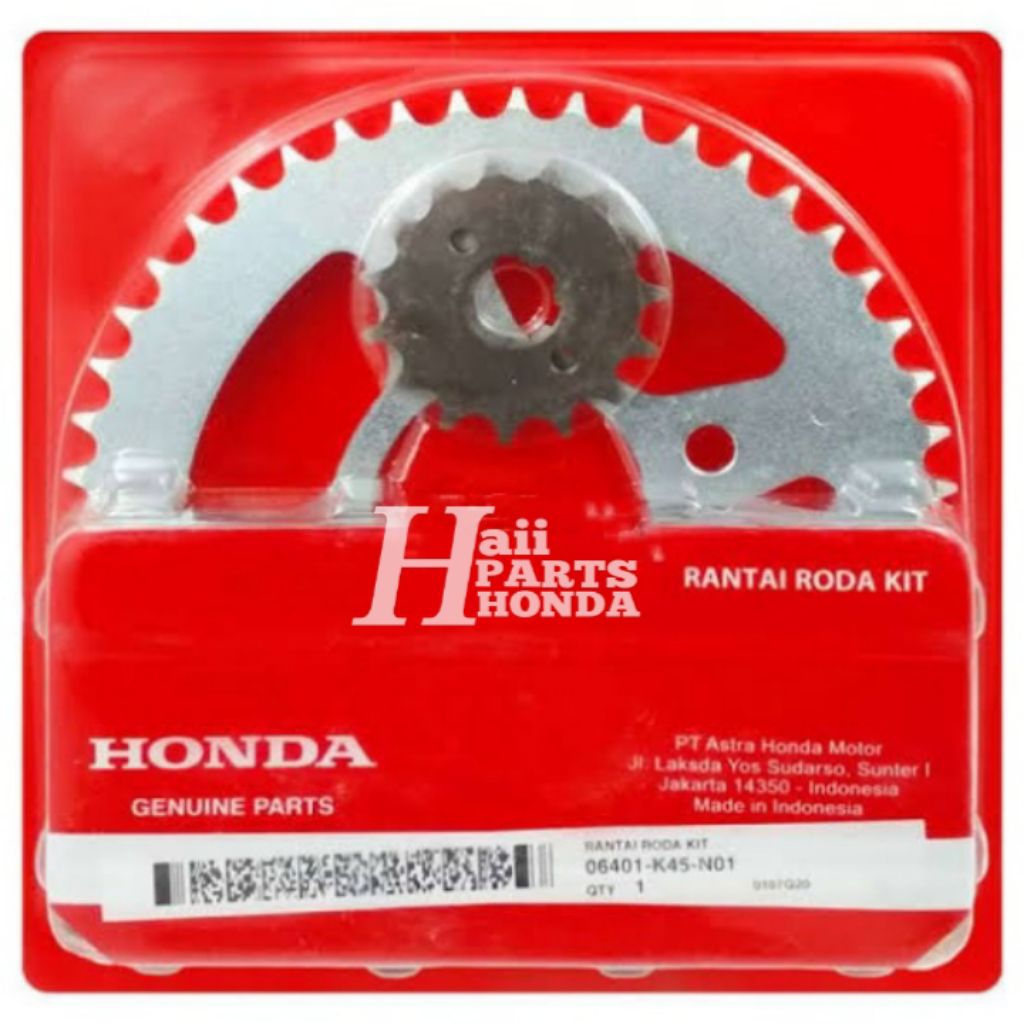 Gear set Cb 150R StreetFire led CBR 150R original AHM 06401K45N01