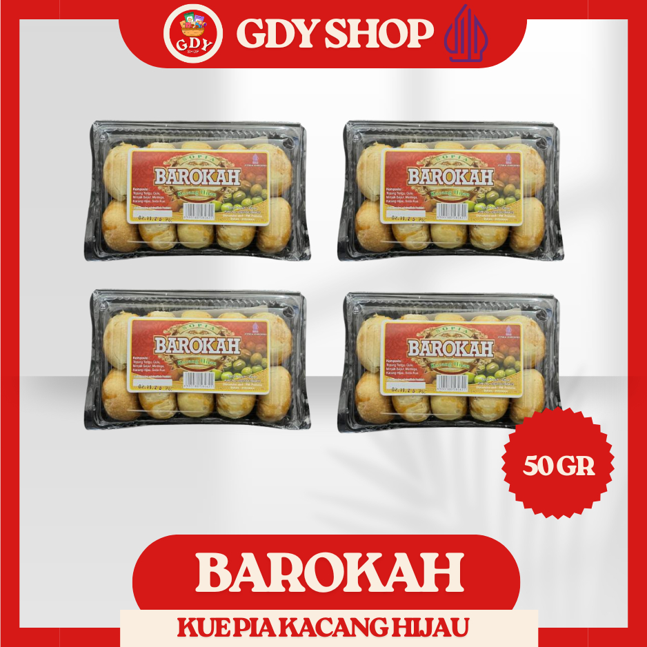 

Kue Pia | Barokah | Kacang Hijau | Isi 9 | Isi 10