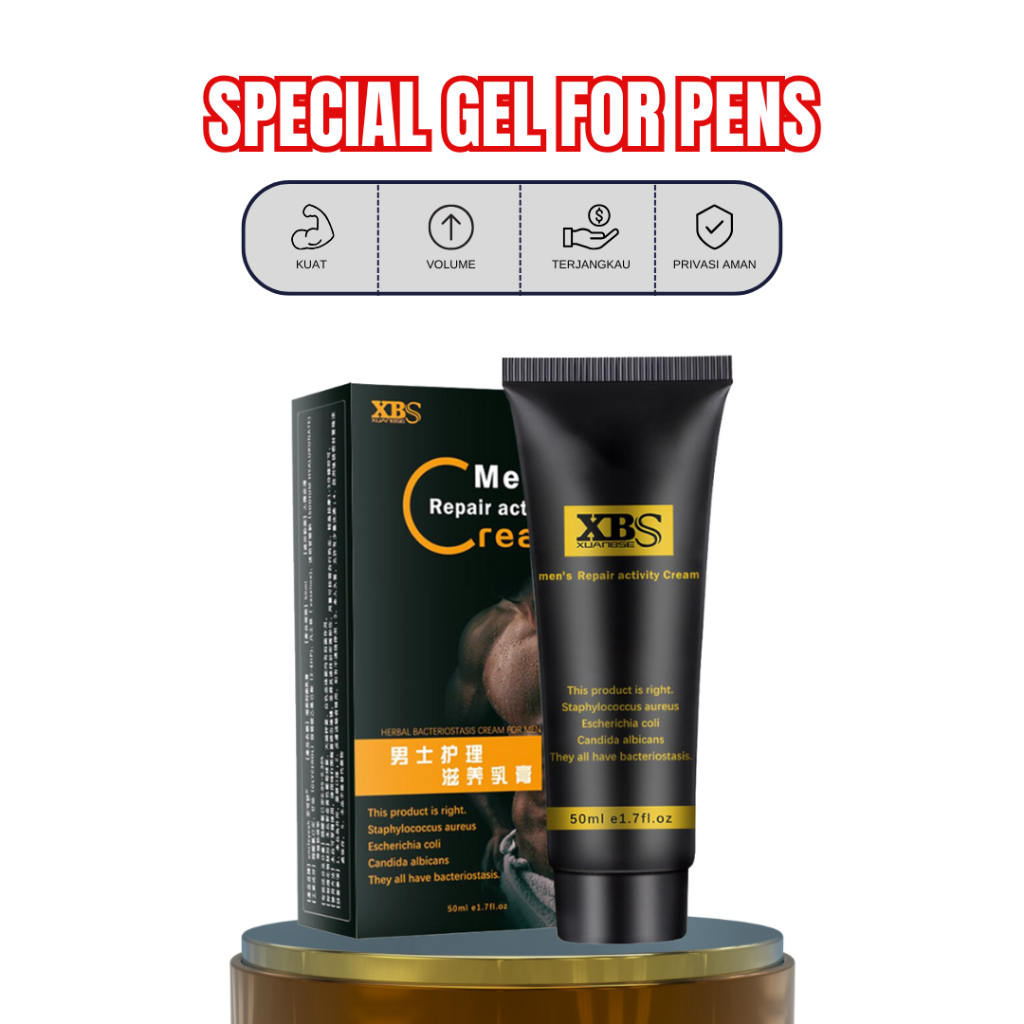 XBS GELL Pembesar Mr P Original 50 ML Minyal Oles Herbal