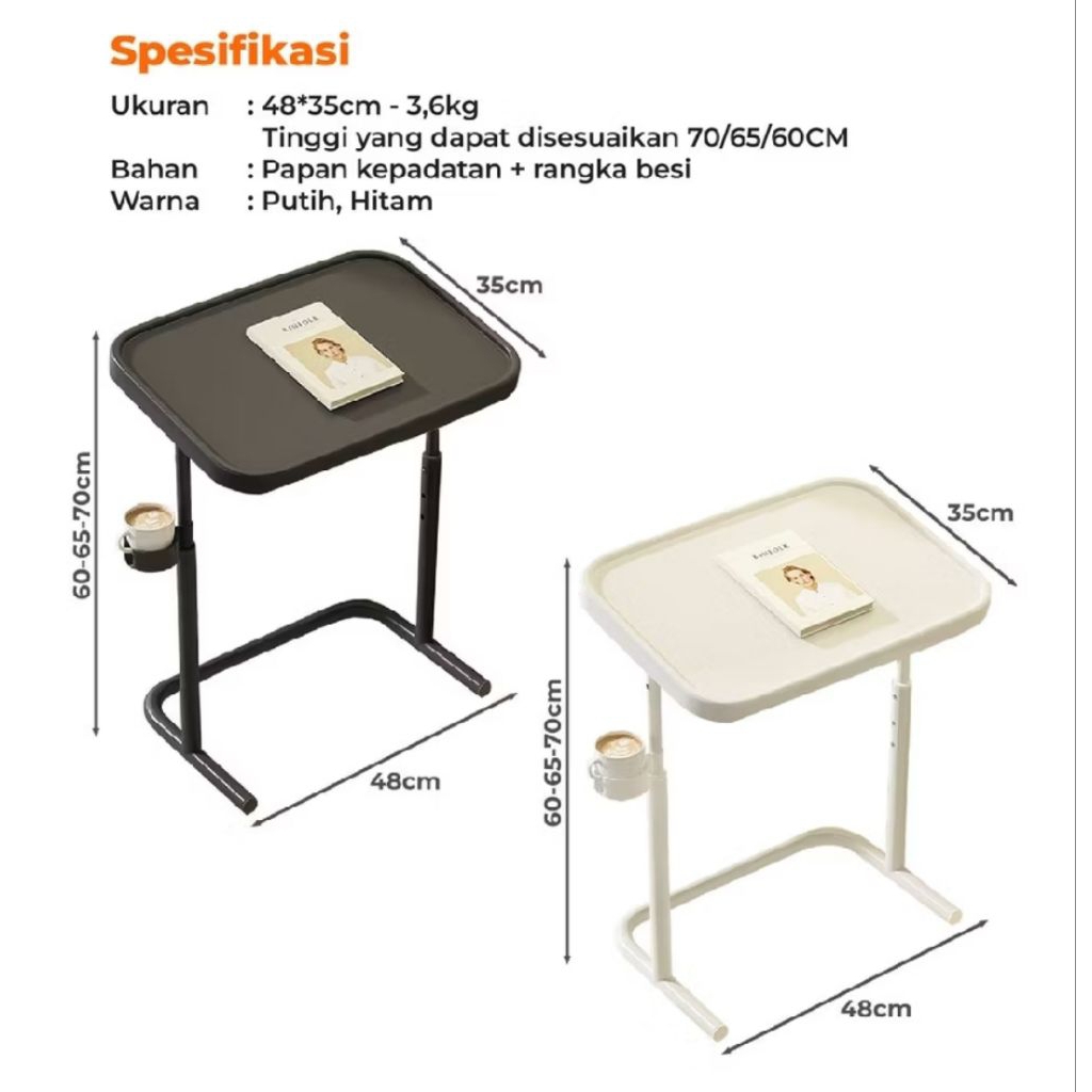 Meja Komputer/Serbaguna Hitam