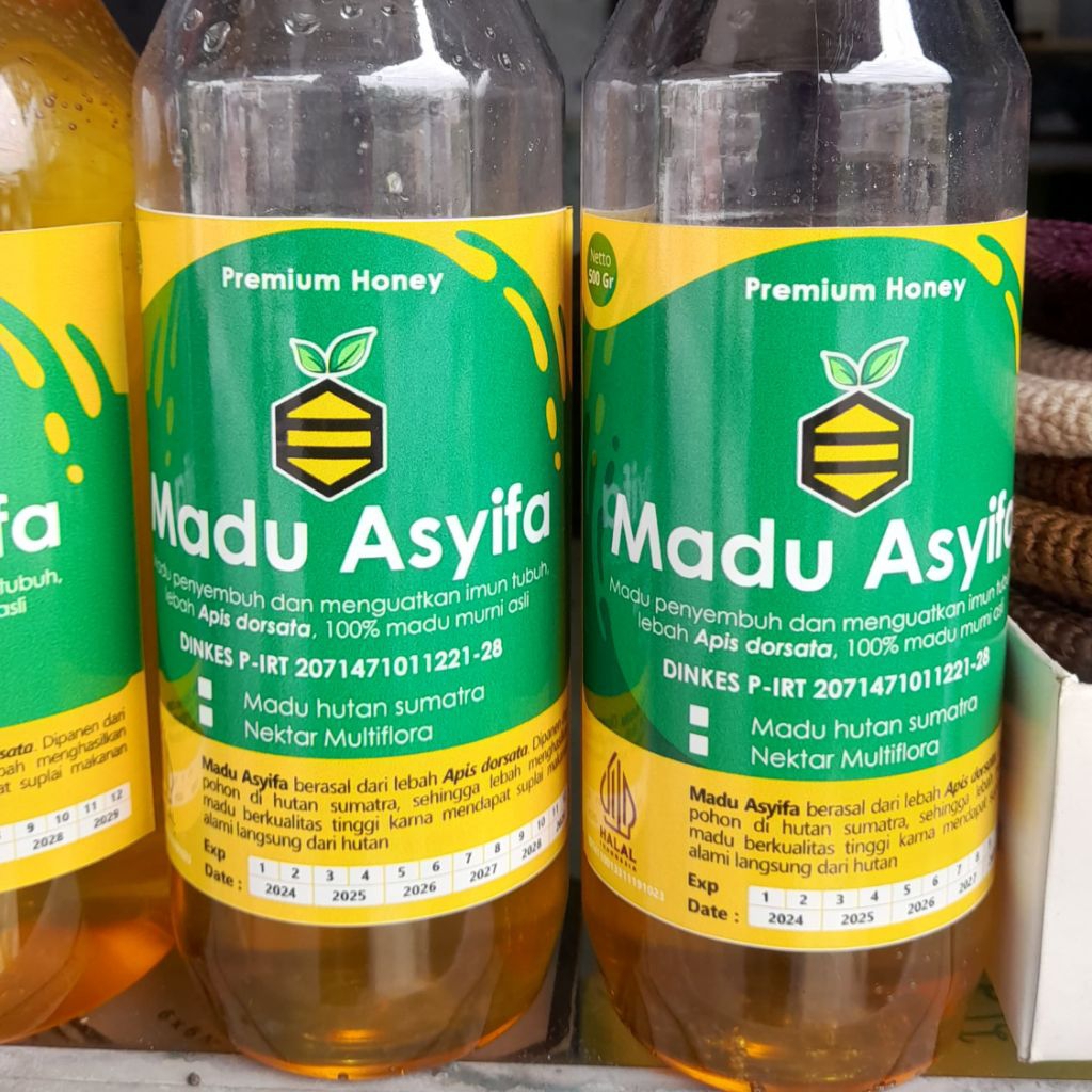 

Madu Asyifa / Madu Murni Asli 100% / Premium Honey / Madu Sialang Sumatra / Madu Riau / Madu Pekanbaru