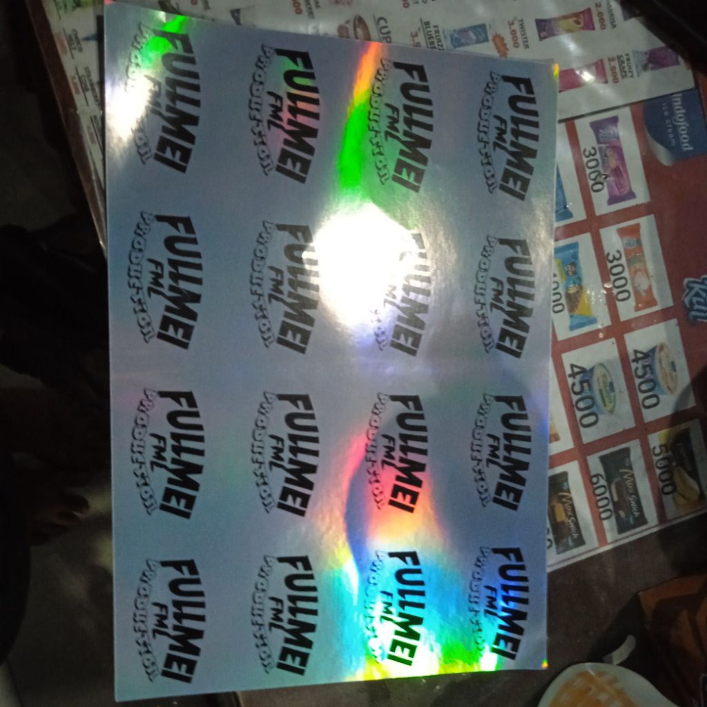 

stiker fullmei lembaran