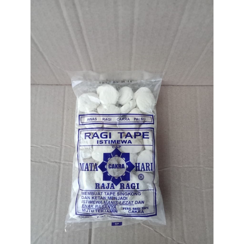 

Ragi Tape cap Matahari Cakra