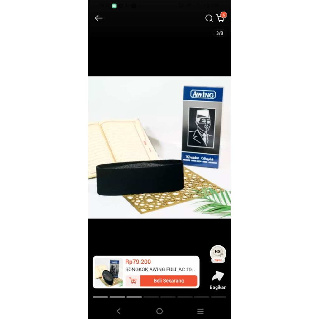 Songkok Awing Full AC, Cocok Untuk Anak Muda Masakini