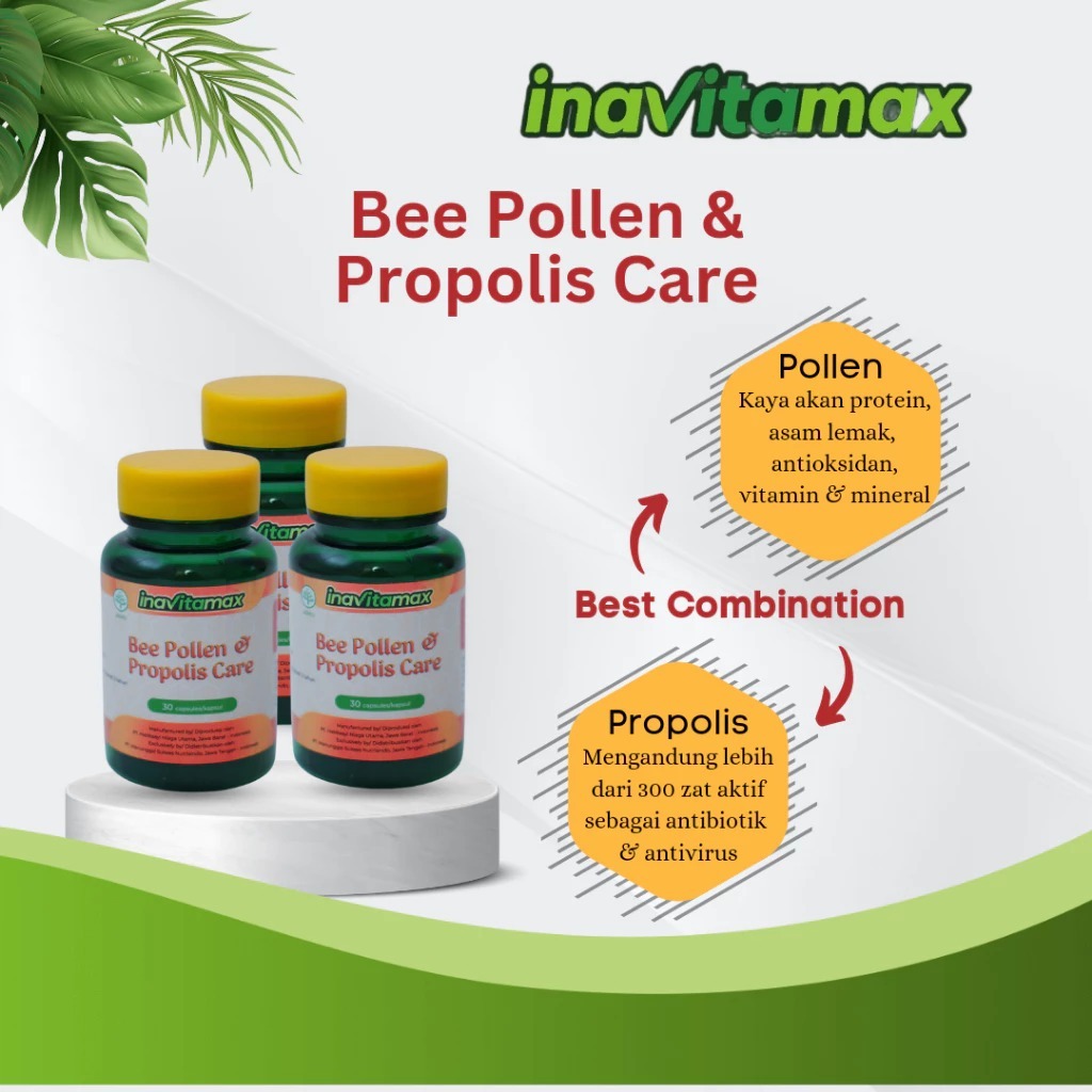 [SIAP KIRIM] INAVITAMAX BEE POLLEN & PROPOLIS CARE