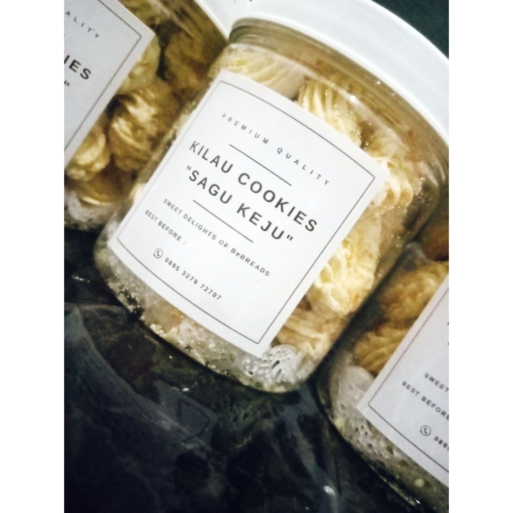 Sagu Keju Butter Premium/ Premium Cookies/ Toples Jar 600 ml