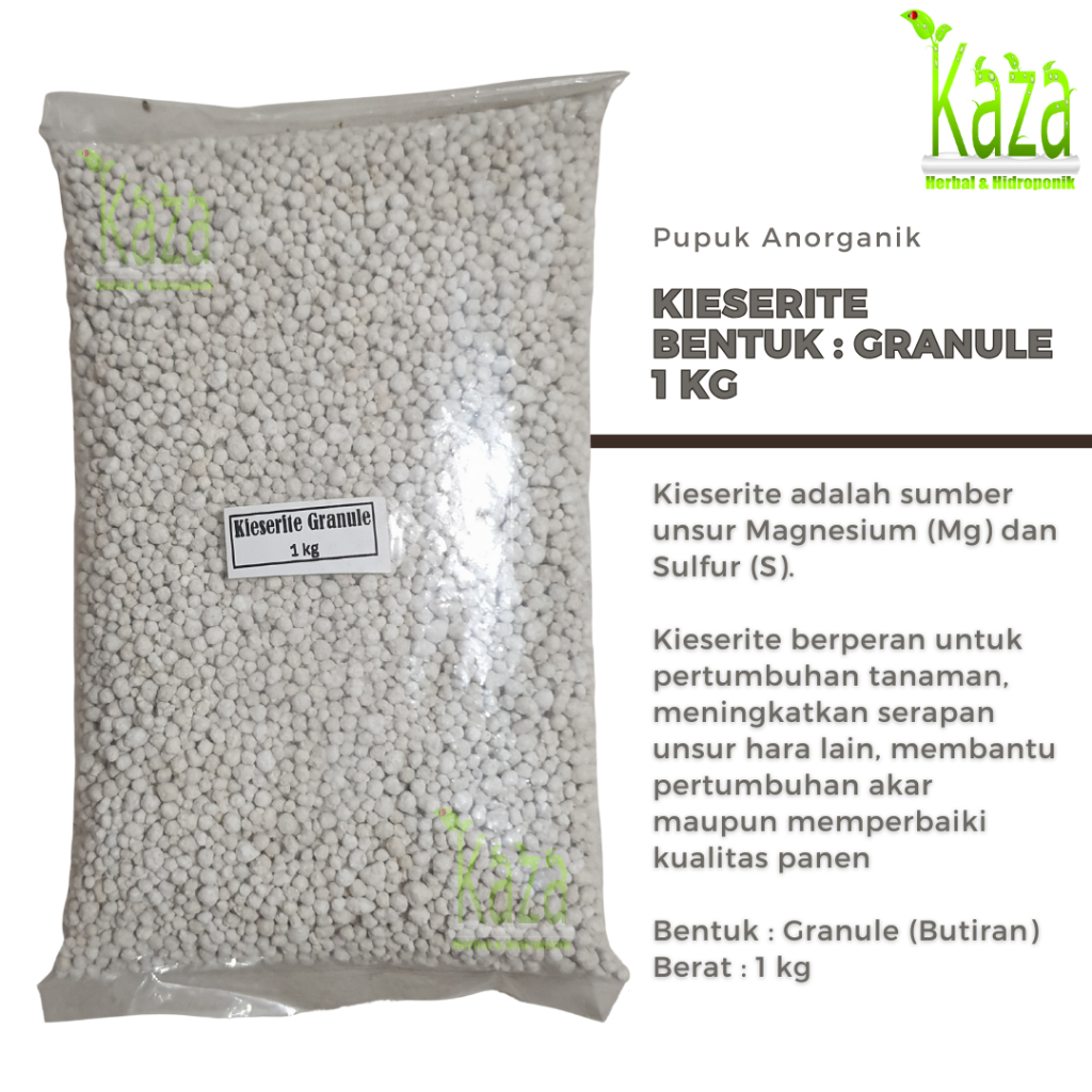 Pupuk Kieserite 1 kg Granule - Magnesium Sulfat