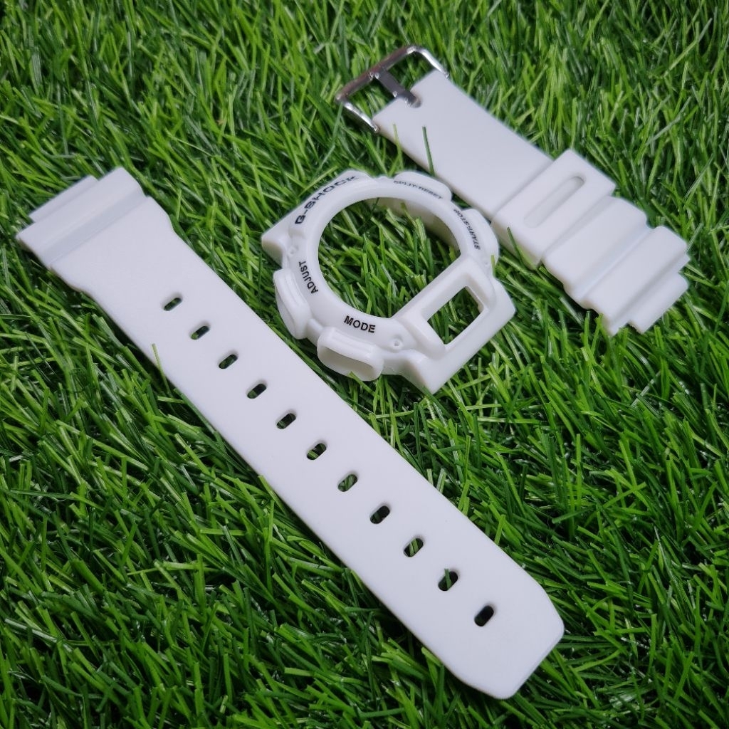 BNB BEZEL N STRAP GSHOCK G-SHOCK DW9052 DW-9052 WHITE BLACK