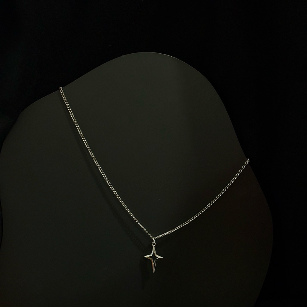 TERMURAH KALUNG MODEL BINTANG ANTI KARAT & ANTI PUDAR - KALUNG PRIA