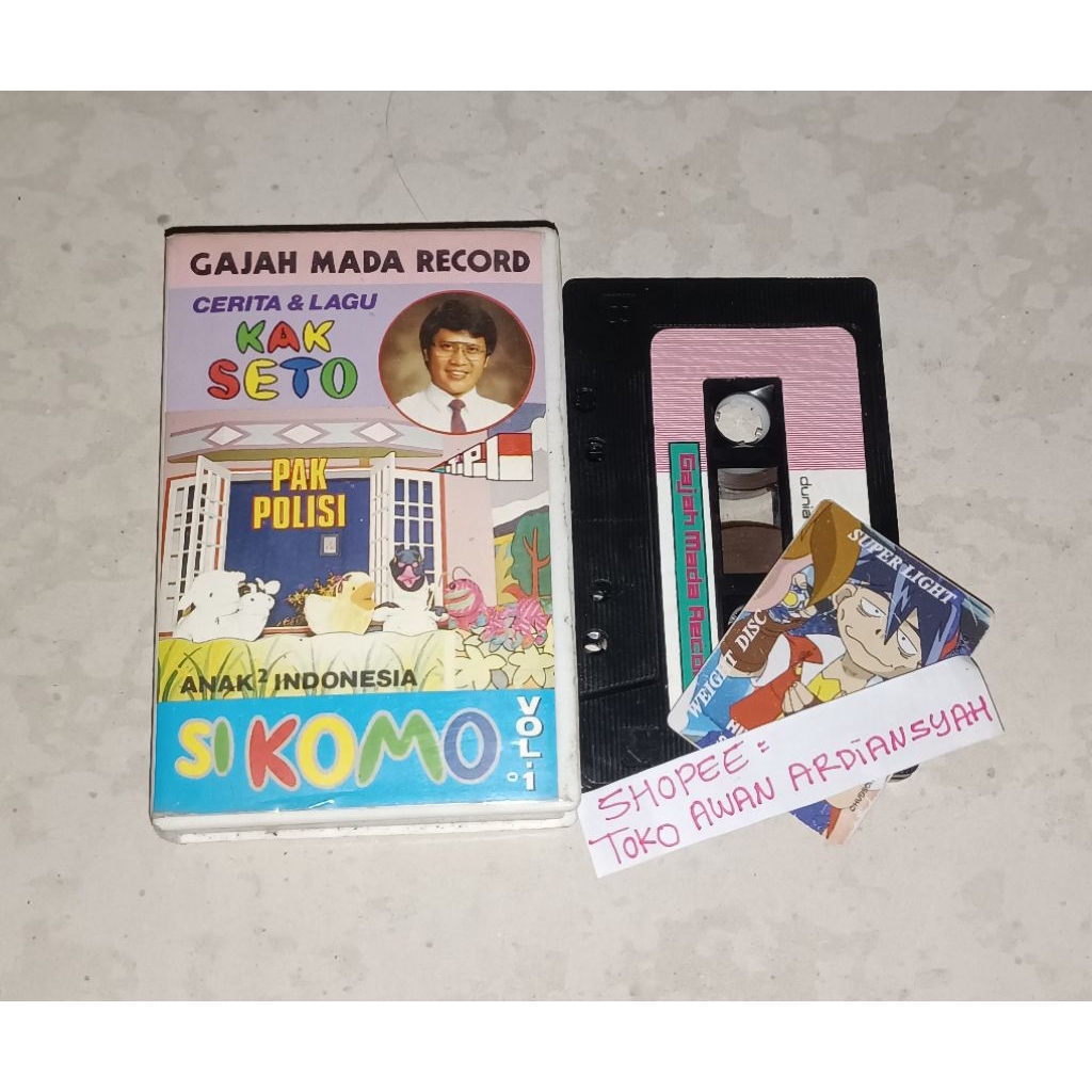 kaset pita anak cerita dan lagu kak seto si komo
