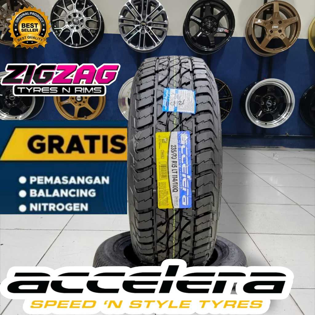 BAN MOBIL 235 70 R15 ACCELERA OMIKRON A/T Ban Mobil Semi offroad Ring 15 235/70R15