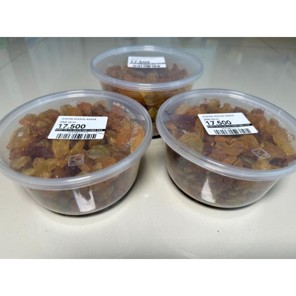 

kismis asam manis & manis