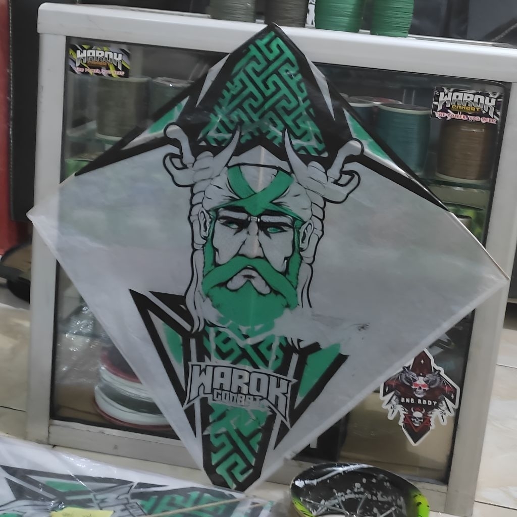 3pcs LAYANGAN SUKHOI SUPER MOTIF WAROK COMBAT BY WAROK KITE