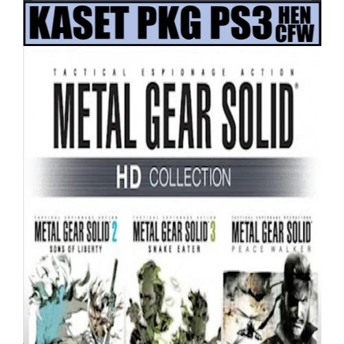 Kaset pkg ps3 Metal Gear Solid HD Collection