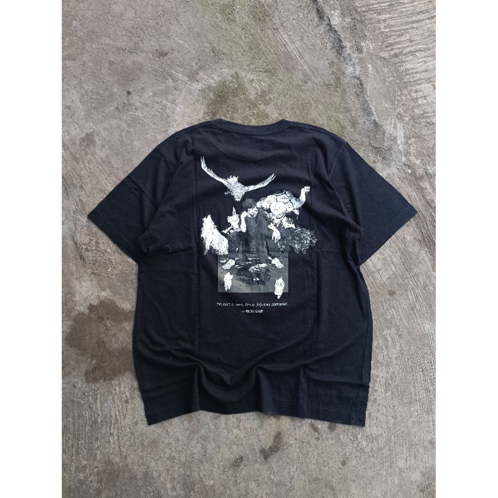 Kaos Anime Uniqlo Collab Jujutsu Kaisen Fushiguro Megumi