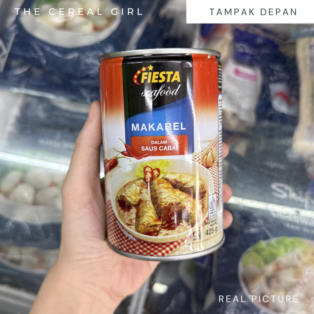 

[KONDISI BARU - 100% ORIGINA] FIESTA Seafood - Makarel dalam Saus Cabai 425gr
