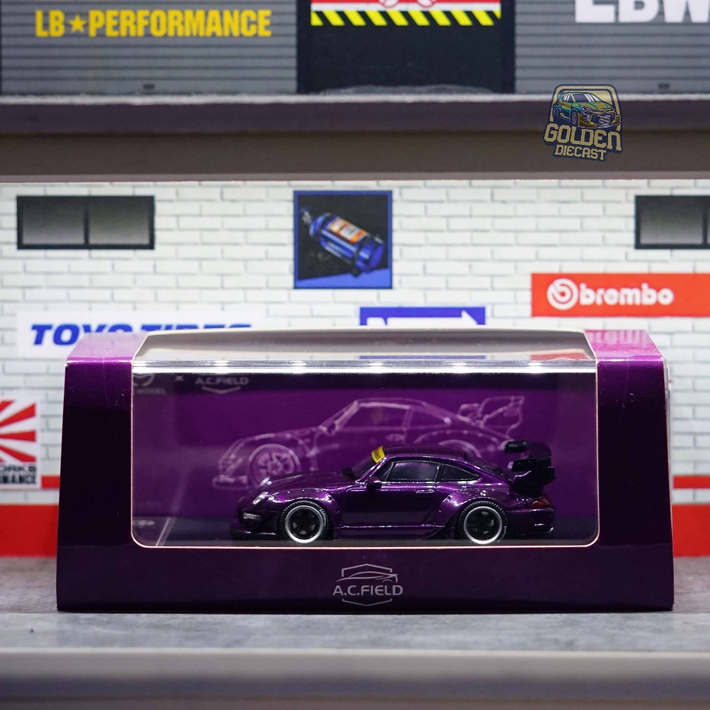 TIME MODEL PORSCHE RWB PURPLE - UNSEALED