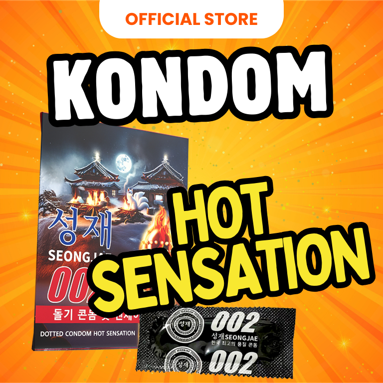 Seongjae Kondom Bergerigi Tebal Sensasi Hot - Varian Eceran 1pcs (1 Saset)