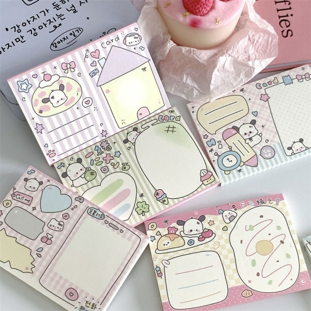 

(PK002) 50LBR Cute Aesthetic Character sticky notes | Notes kecil sticker buku tulis estetik | Post It Notes | Kawaii Memo Note | Tempelan Kertas Catatan | Memo Pad Sticky Paper
