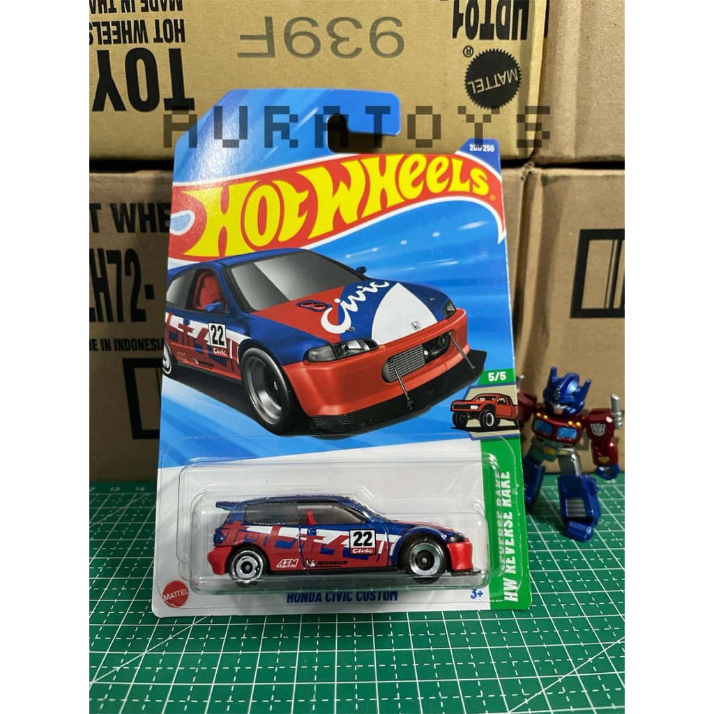 Hot wheels HONDA CIVIC COSTUM 2025, hw civic JDM