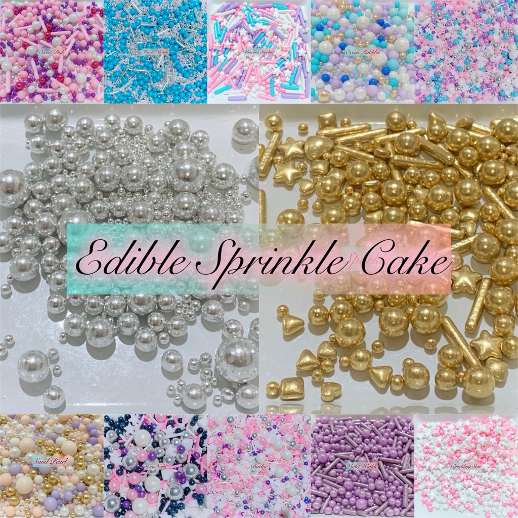 

EDIBLE SPRINKLE DEKORASI KUE & MINUMAN | DECORATION CAKE | HIASAN KUE | TRIMIT SRPINKLE WARNA-WARNI