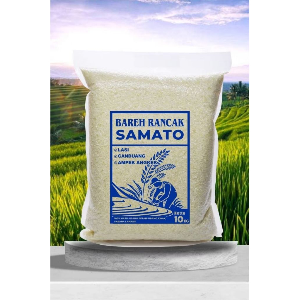 

Bareh Samato (beras sejenis) : kadang randah putiah & kadang kuriak kusuik
