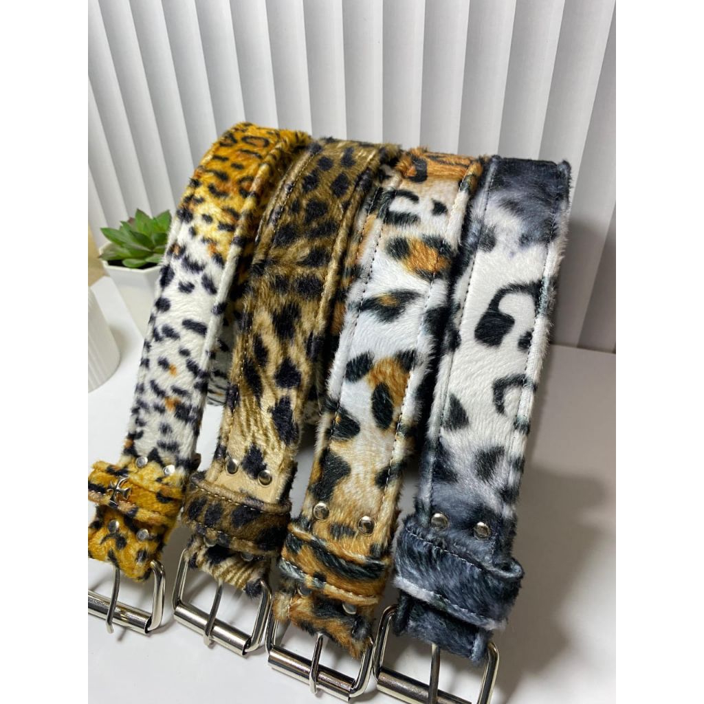 belt leopard / ikat pinggang leopard /sabuk gesper leopard/sabuk anak skena unisex / sabuk anak punk