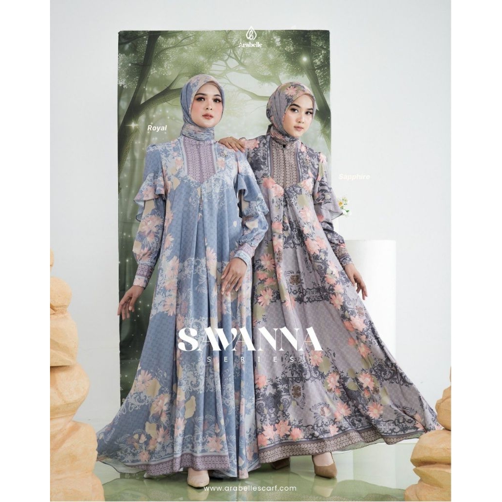 Arabelle Scarf Official/Savanna series Arabelle dress/gamis terbaru arabelle 2025