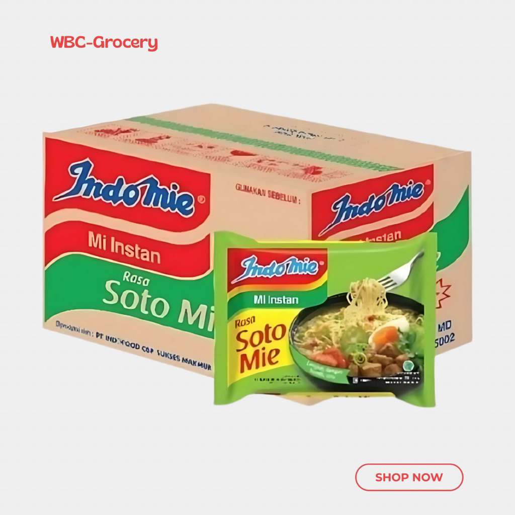 

[WBC GROSIR] Indomie Soto Kuah 70gr - Mie Instan