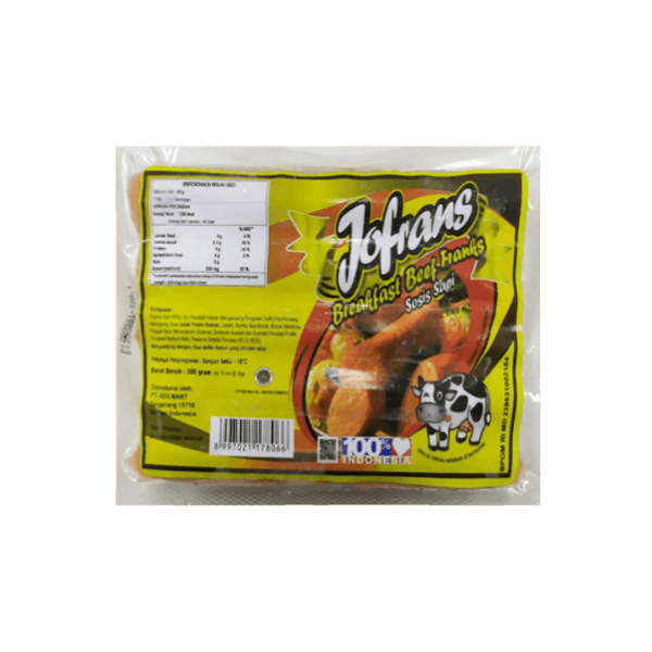 

Jofrans Sosis Breakfast Sapi 300gr