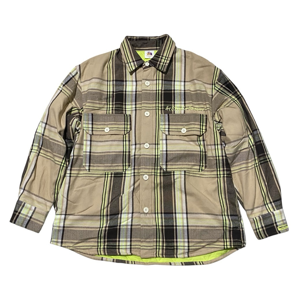 GU studio seven honest college flannel overshirt