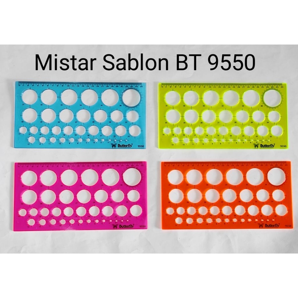 

Butterfly Mistar Sablon BT 9550(Perpcs)