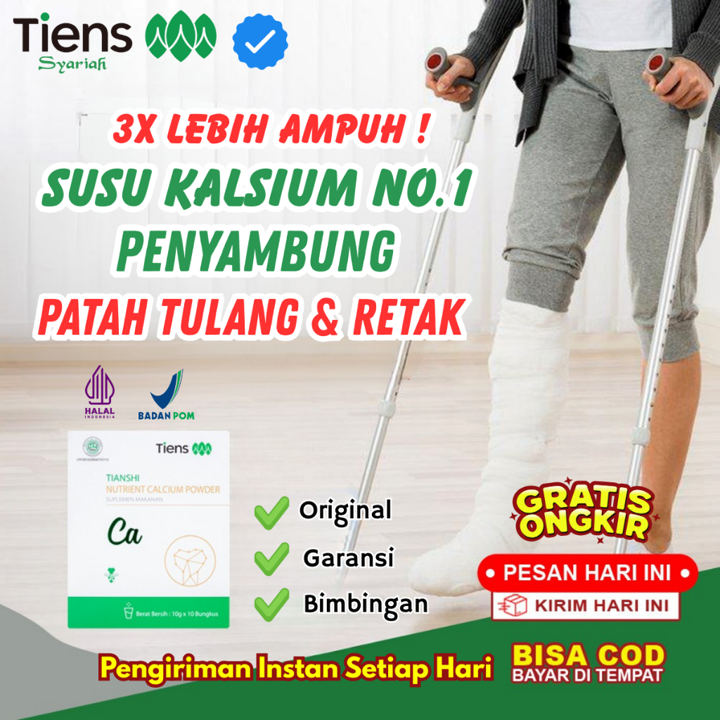

Susu Tiens Untuk Patah Tulang Tianshi Nutrient Super High Calcium Powder Kalsium 100% Organik Tiongkok