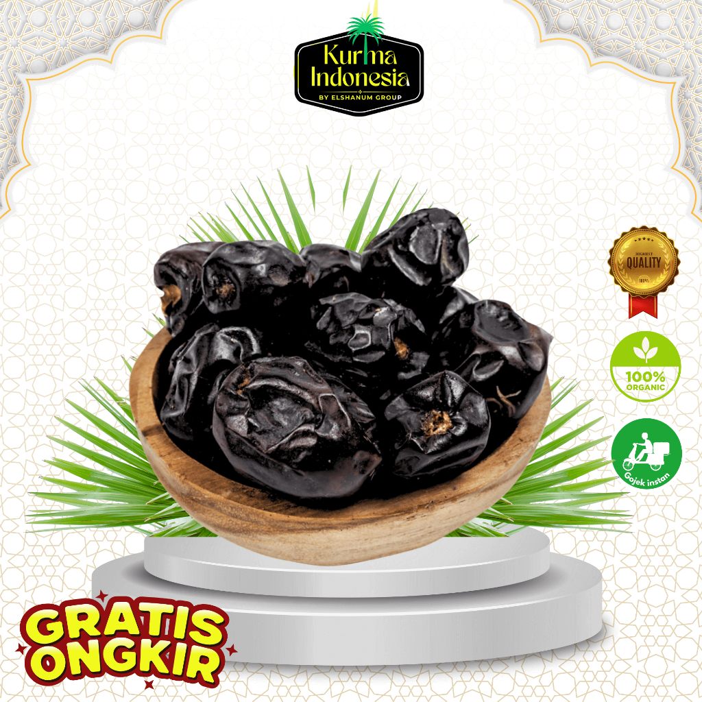 

KURMA AJWA GRADE 1 Kemasan 1 kg Original Best Quality - Kurma Indonesia