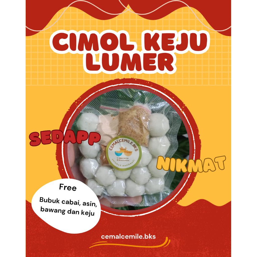 

[CIMOL ISI KEJU] 1 PACK ISI 20 FREE 4 BUMBU BUBUK