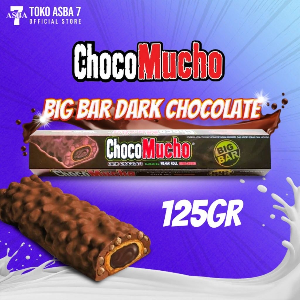 

Choco Mucho Big Bar Dark Chocolate 125g
