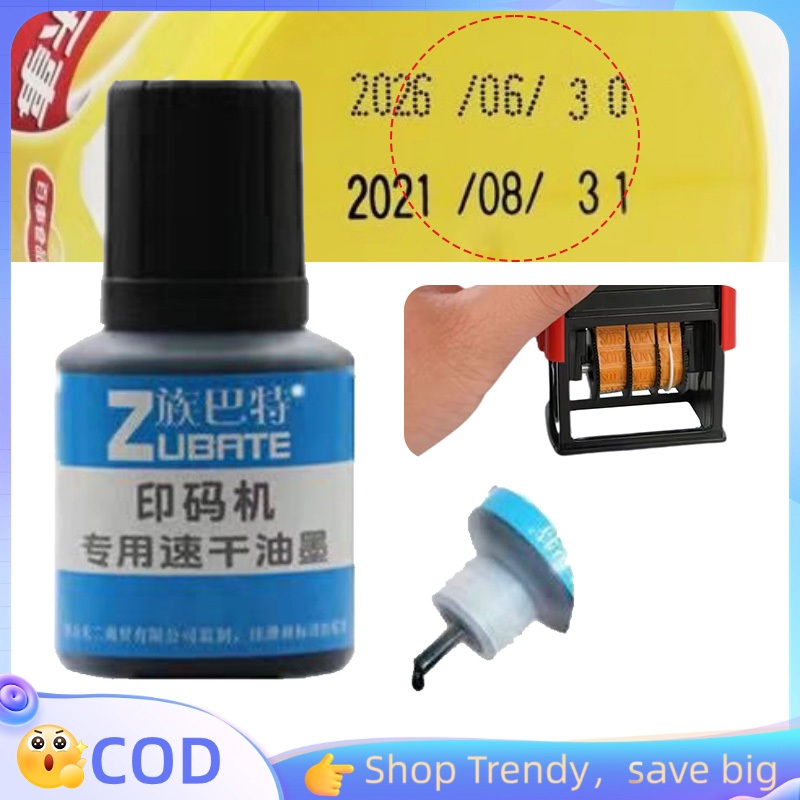 

46ml Hitam Tinta Stempel Otomatis Tinta Plastik Permanen Tinta Cap Stempel Otomatis Isi Tinta Stempel