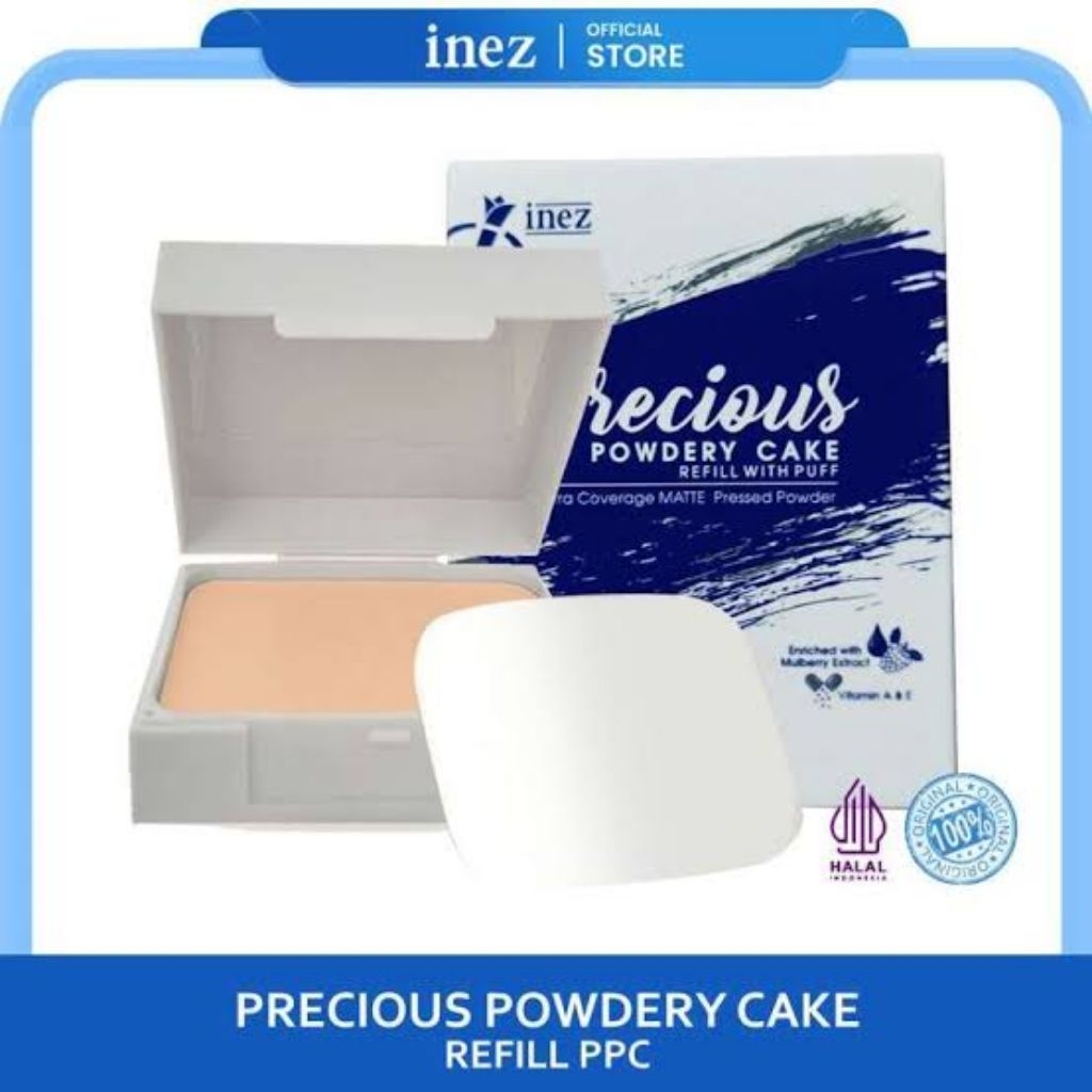 Inez_ Refill PPC 01 Natural/ Bedak Padat
