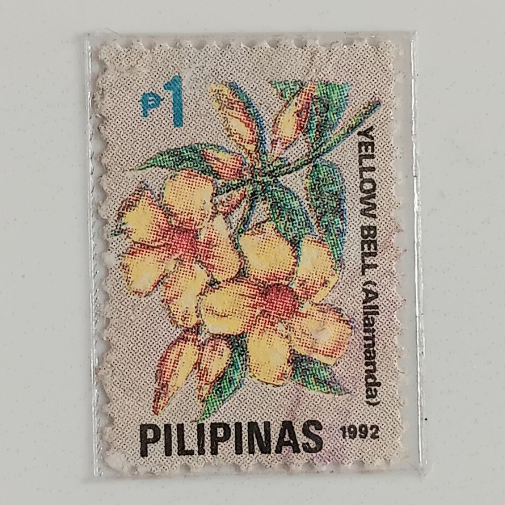 

(AA) Perangko Filipina 1992 Flowers - Allamanda peso Used