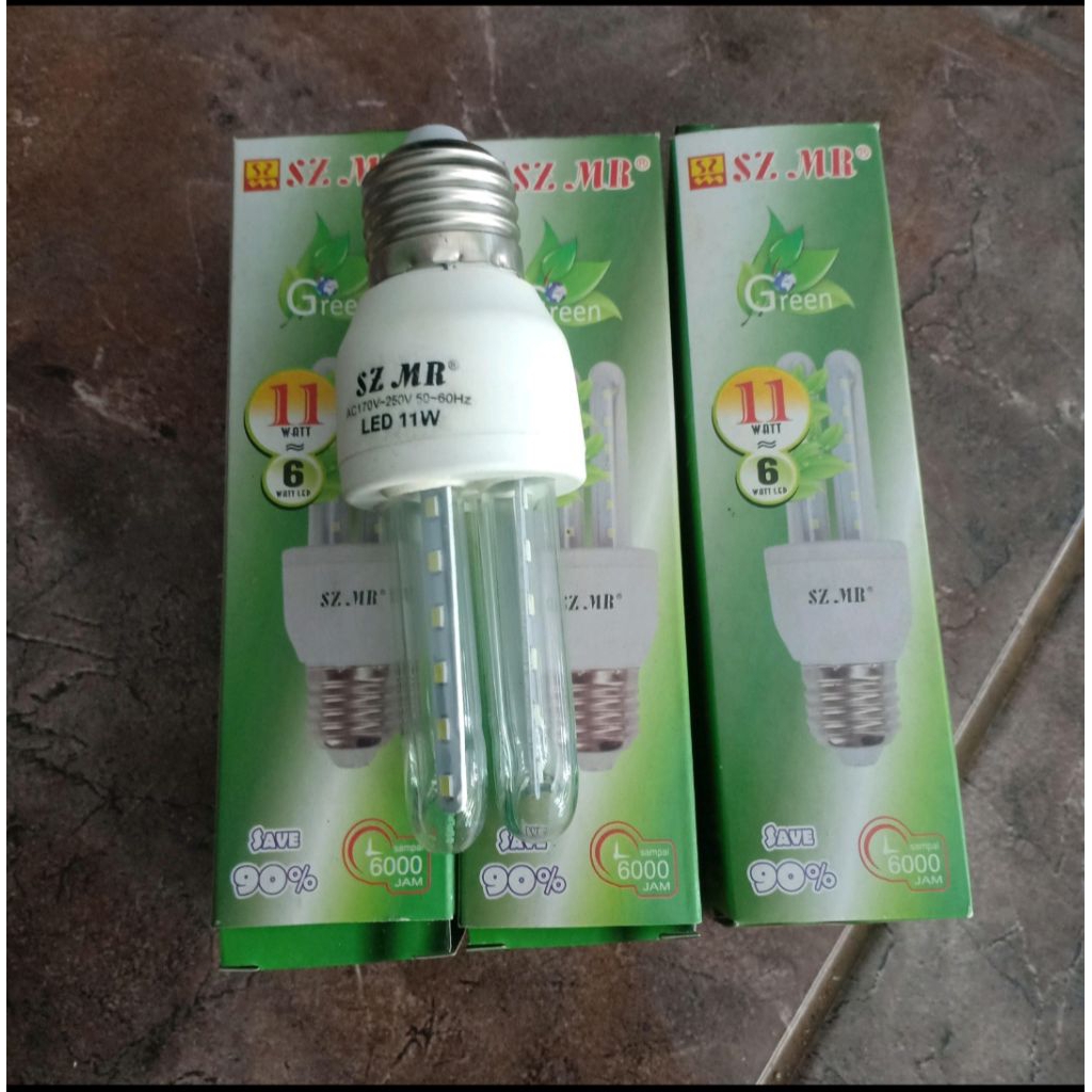 Lampu LED SZMR Cahaya putih terang 11w