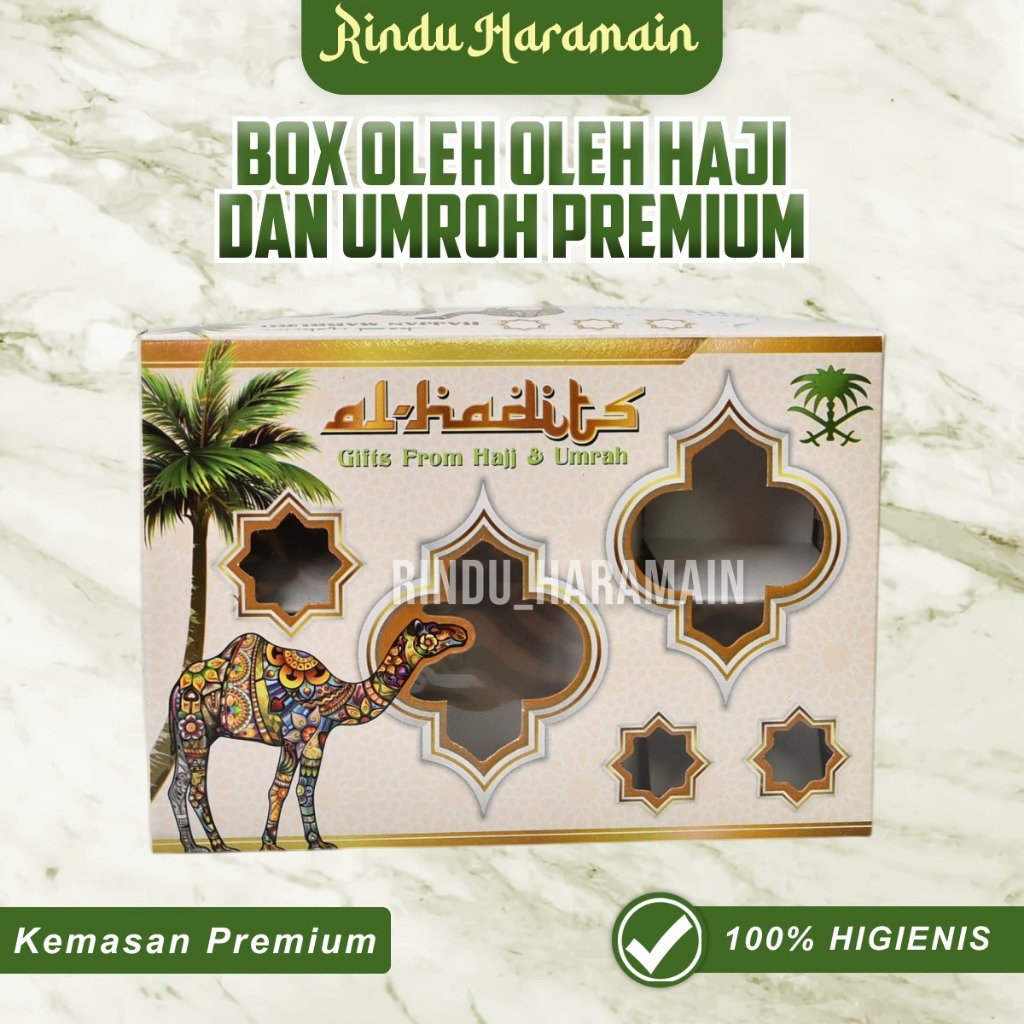 Rindu Haramain - Ekslusif Box Oleh-Oleh Haji dan Umroh | Tas Souvenir Oleh-Oleh Haji dan Umroh