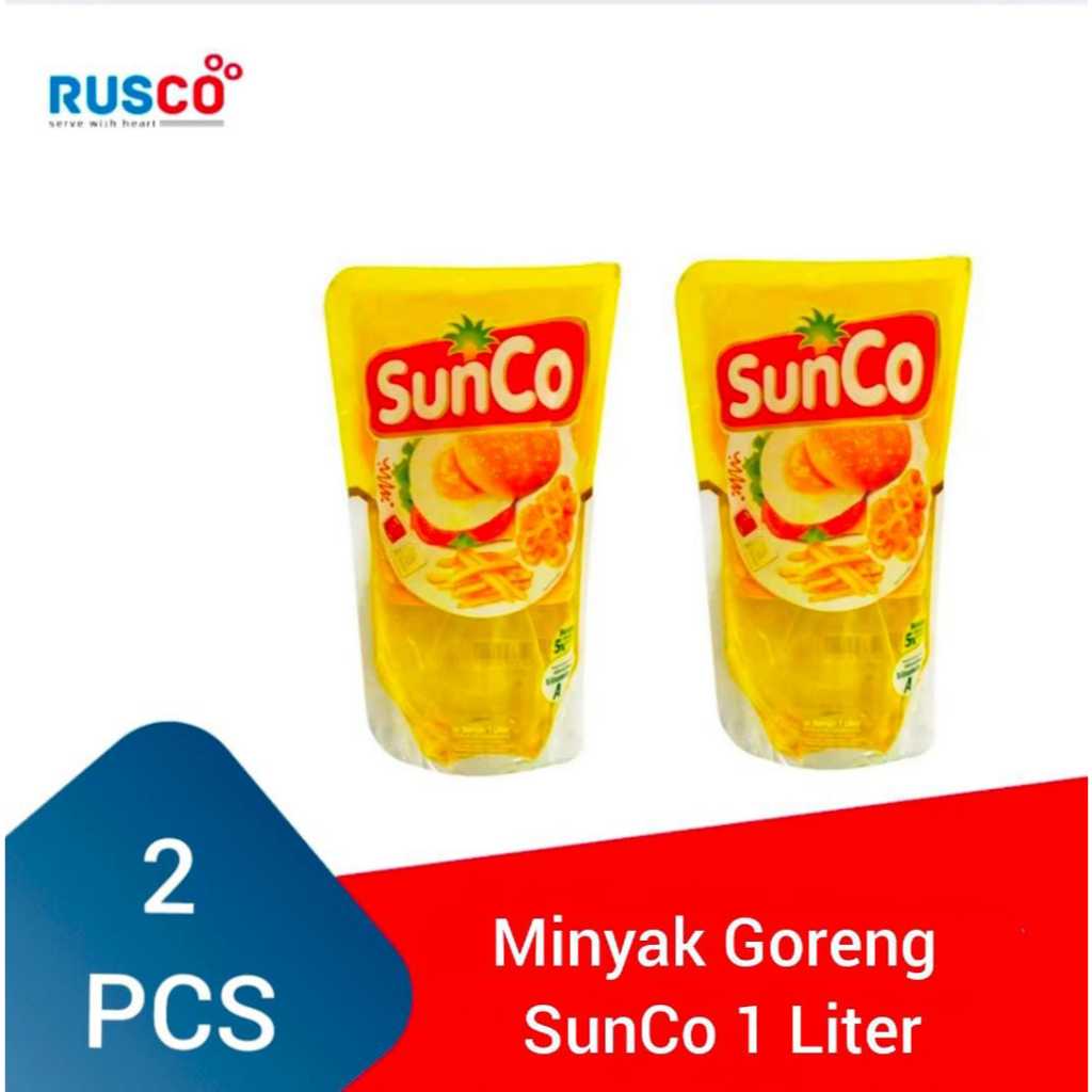 

[ PAKET 2 PCS ] Sunco Minyak Goreng Pouch 1 Liter
